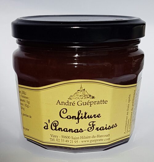 Confiture d'Ananas-Fraises Artisanale