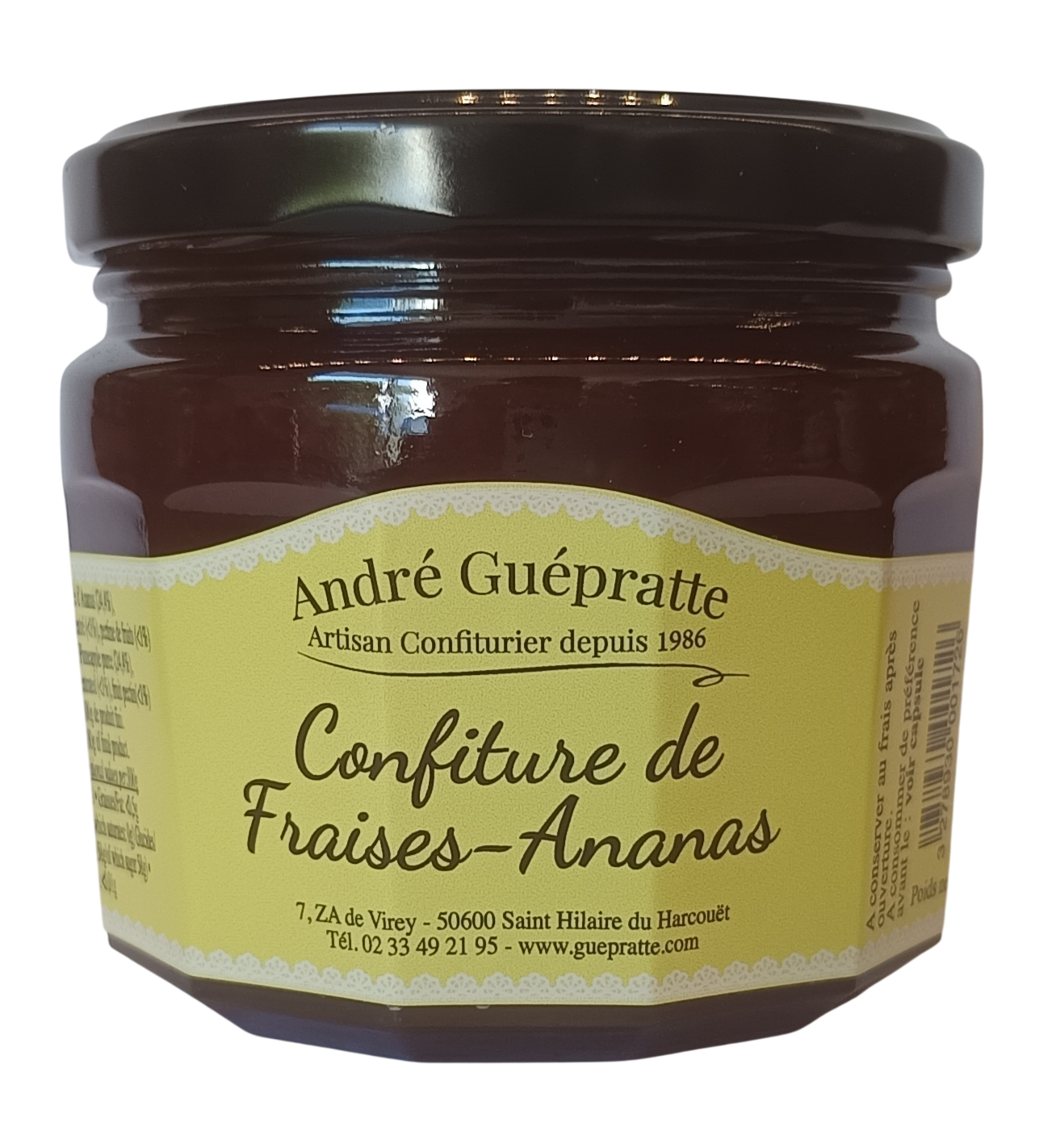 Confiture de Fraises et d'Ananas Artisanale