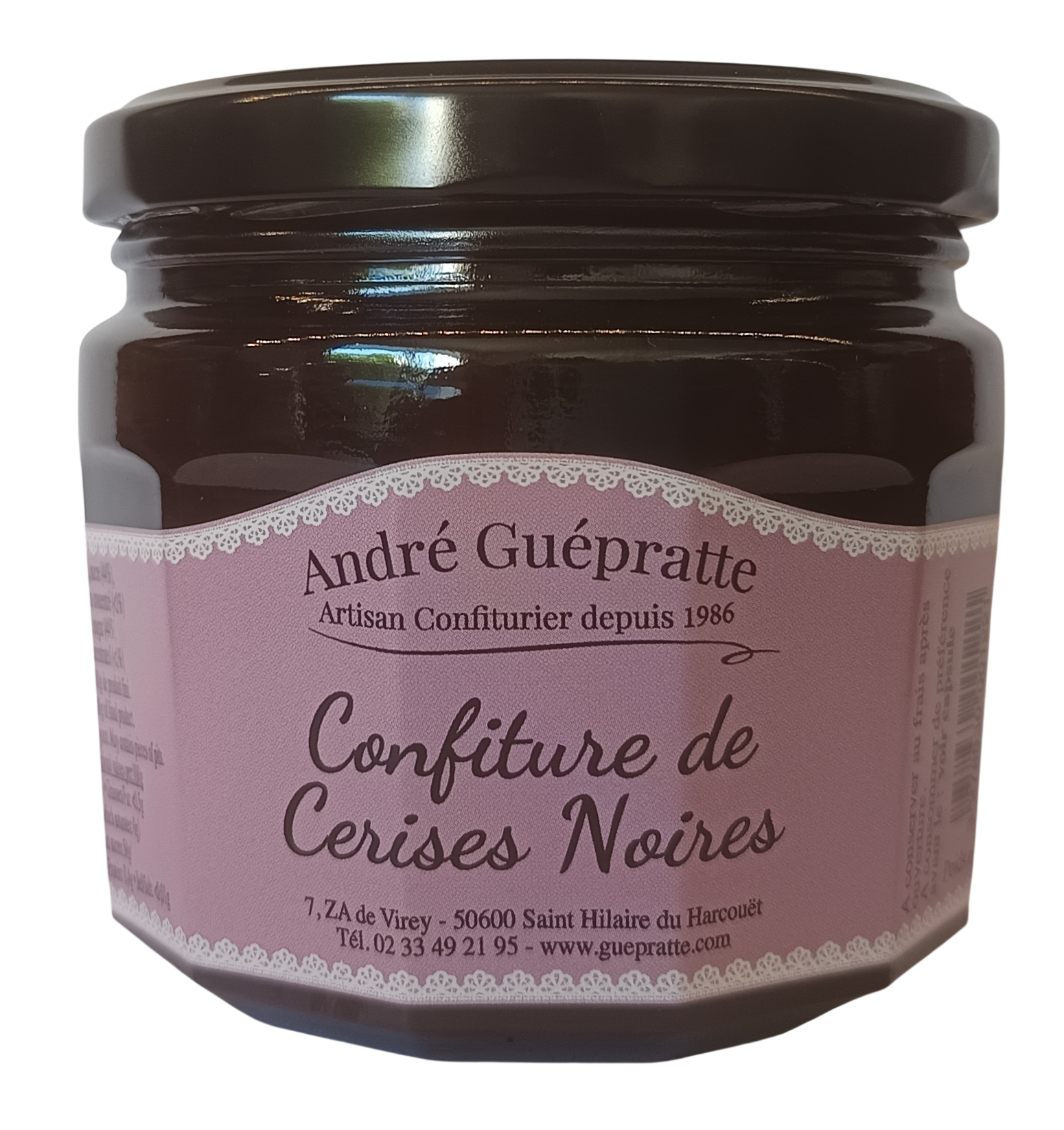 Confiture de Cerises Noires Artisanale