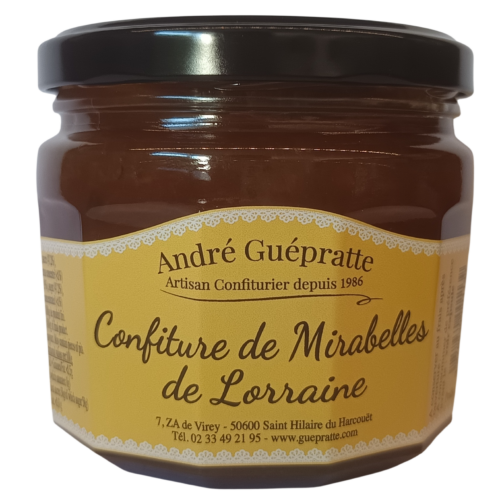Confiture de Mirabelles de Lorraine Artisanale