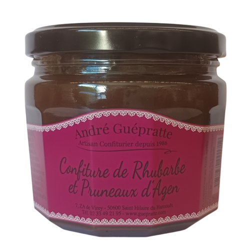 Confiture de Rhubarbe et Pruneaux d'Agen