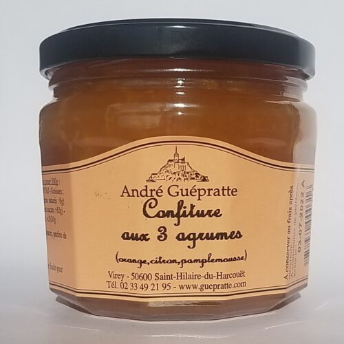 Confiture d'Orange Citron Pamplemousse