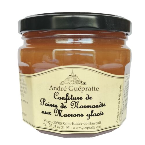 Confiture de Poires et Marrons glacés