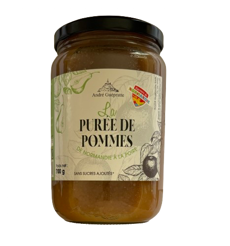 Purée de Pommes de Normandie à la Poire sans sucres ajoutés