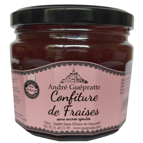 Confiture de Fraises sans sucre ajouté avec Maltitol